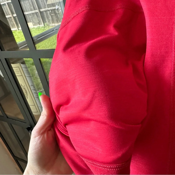 Outdoor Voices TechSweat Cropped top sports bra tank workout padding medium red - Picture 5 of 6